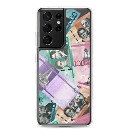 Dominican Pesos Samsung Case  - 2020 - DominicanGirlfriend.com - Frases Dominicanas - República Dominicana Lifestyle Graphic T-Shirts Streetwear & Accessories - New York - Bronx - Washington Heights - Miami - Florida - Boca Chica - USA - Dominican Clothing