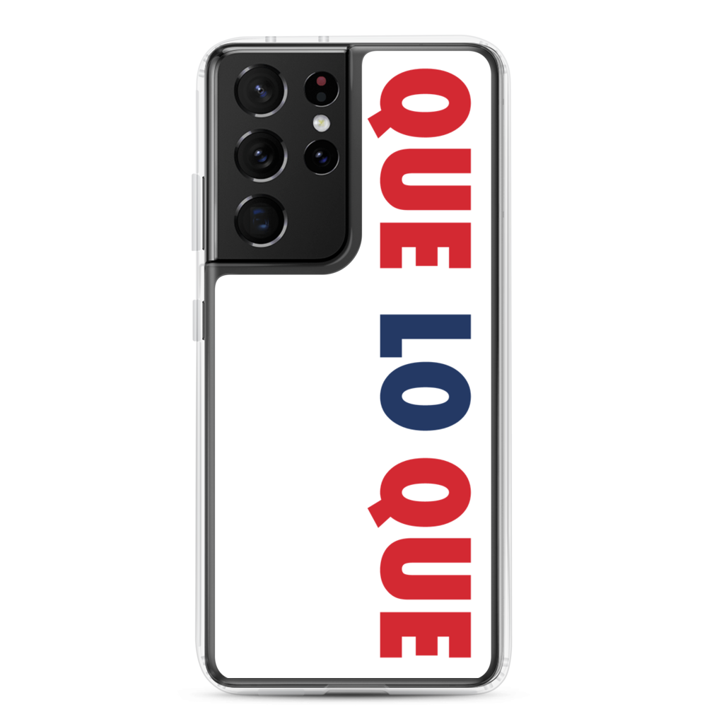 Que Lo Que Samsung Case  - 2020 - DominicanGirlfriend.com - Frases Dominicanas - República Dominicana Lifestyle Graphic T-Shirts Streetwear & Accessories - New York - Bronx - Washington Heights - Miami - Florida - Boca Chica - USA - Dominican Clothing
