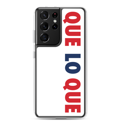 Que Lo Que Samsung Case  - 2020 - DominicanGirlfriend.com - Frases Dominicanas - República Dominicana Lifestyle Graphic T-Shirts Streetwear & Accessories - New York - Bronx - Washington Heights - Miami - Florida - Boca Chica - USA - Dominican Clothing