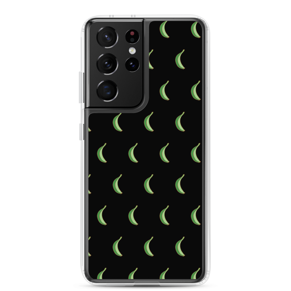 Platano All-Over Samsung Case (Black)  - 2020 - DominicanGirlfriend.com - Frases Dominicanas - República Dominicana Lifestyle Graphic T-Shirts Streetwear & Accessories - New York - Bronx - Washington Heights - Miami - Florida - Boca Chica - USA - Dominican Clothing