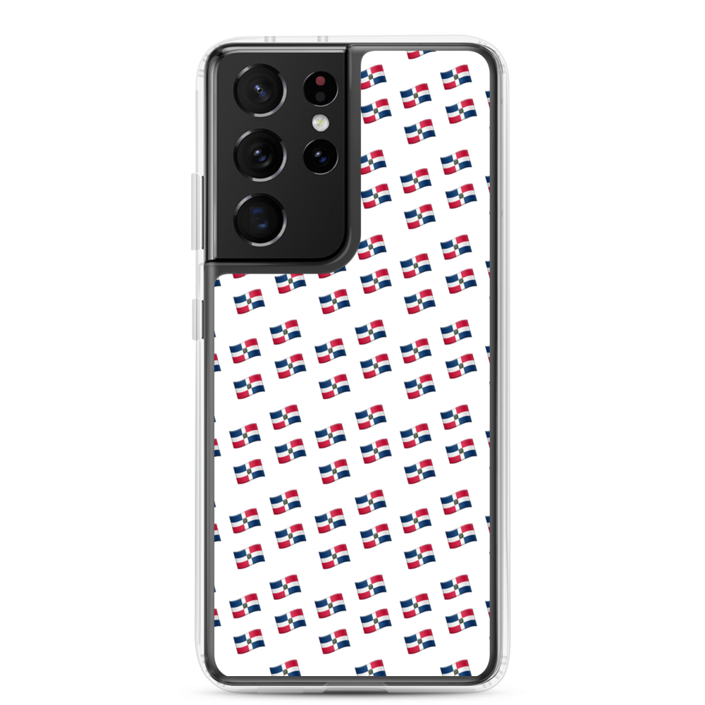 All-Over Emoji República Dominicana Flag Samsung Case  - 2020 - DominicanGirlfriend.com - Frases Dominicanas - República Dominicana Lifestyle Graphic T-Shirts Streetwear & Accessories - New York - Bronx - Washington Heights - Miami - Florida - Boca Chica - USA - Dominican Clothing