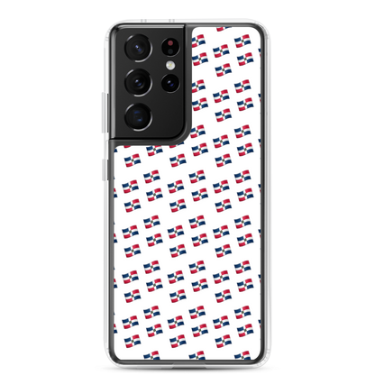 All-Over Emoji República Dominicana Flag Samsung Case  - 2020 - DominicanGirlfriend.com - Frases Dominicanas - República Dominicana Lifestyle Graphic T-Shirts Streetwear & Accessories - New York - Bronx - Washington Heights - Miami - Florida - Boca Chica - USA - Dominican Clothing