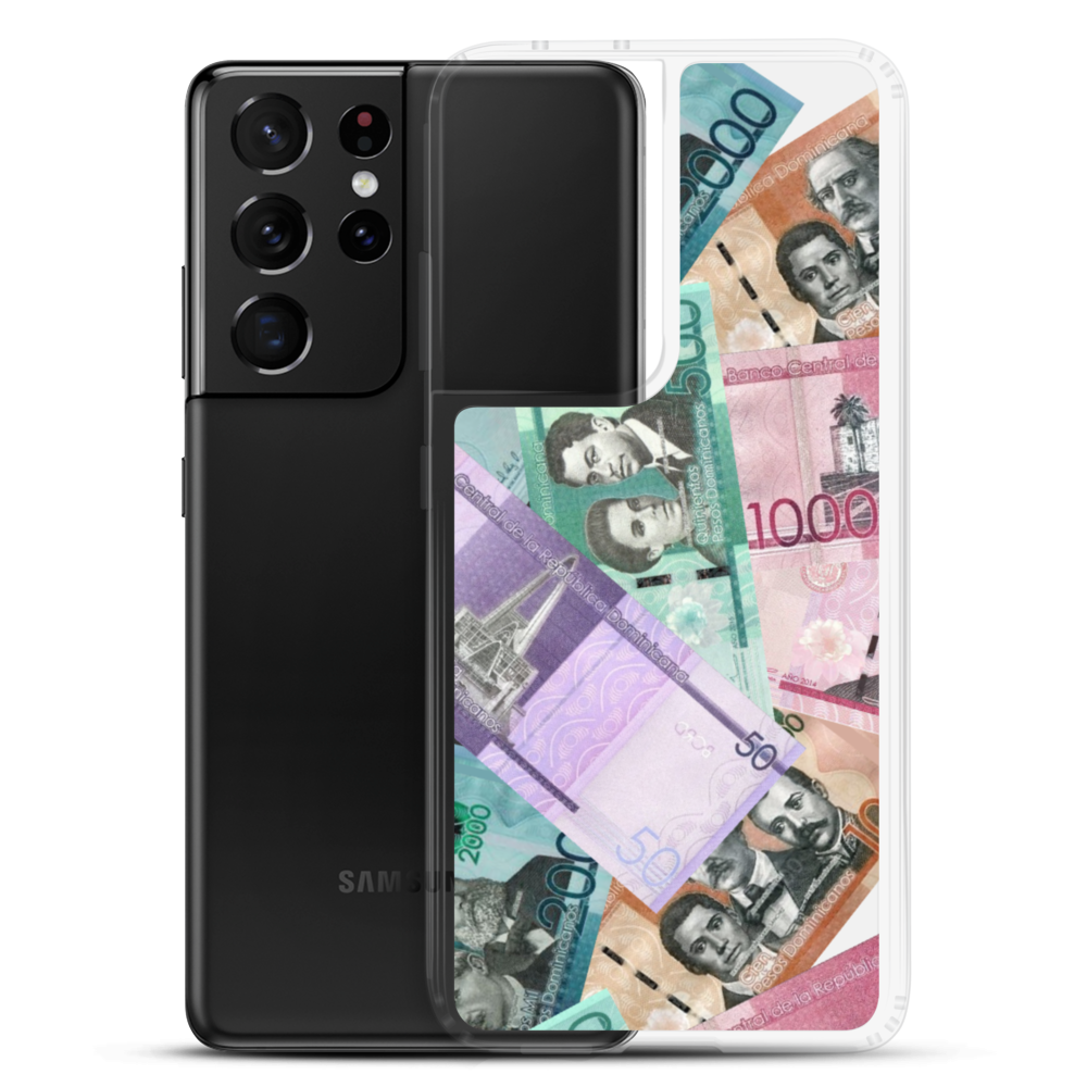 Dominican Pesos Samsung Case  - 2020 - DominicanGirlfriend.com - Frases Dominicanas - República Dominicana Lifestyle Graphic T-Shirts Streetwear & Accessories - New York - Bronx - Washington Heights - Miami - Florida - Boca Chica - USA - Dominican Clothing