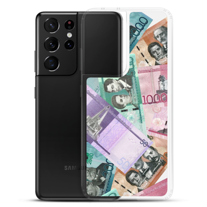 Dominican Pesos Samsung Case  - 2020 - DominicanGirlfriend.com - Frases Dominicanas - República Dominicana Lifestyle Graphic T-Shirts Streetwear & Accessories - New York - Bronx - Washington Heights - Miami - Florida - Boca Chica - USA - Dominican Clothing