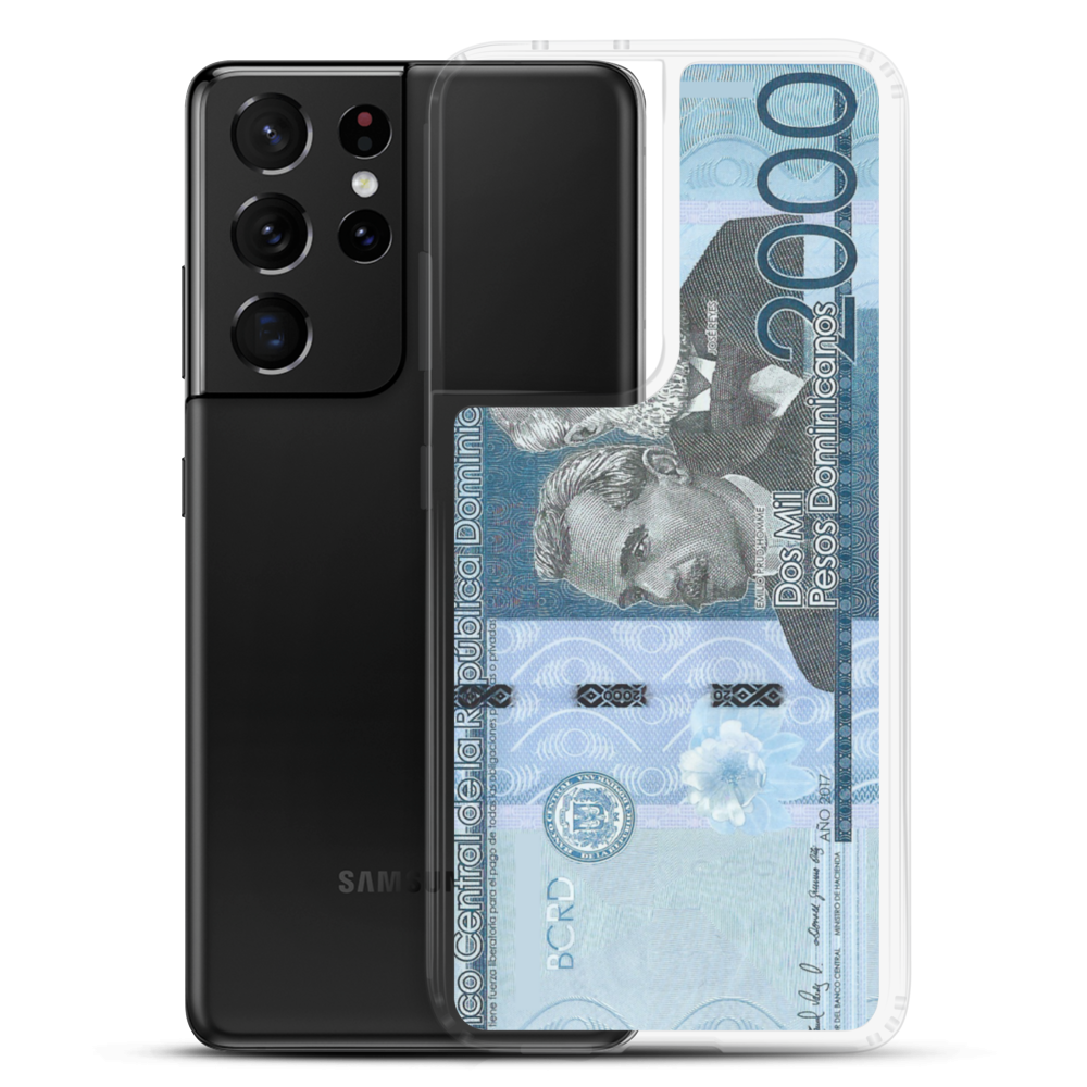 2000 Dominican Pesos Samsung Case  - 2020 - DominicanGirlfriend.com - Frases Dominicanas - República Dominicana Lifestyle Graphic T-Shirts Streetwear & Accessories - New York - Bronx - Washington Heights - Miami - Florida - Boca Chica - USA - Dominican Clothing