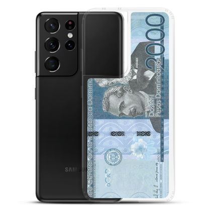 2000 Dominican Pesos Samsung Case  - 2020 - DominicanGirlfriend.com - Frases Dominicanas - República Dominicana Lifestyle Graphic T-Shirts Streetwear & Accessories - New York - Bronx - Washington Heights - Miami - Florida - Boca Chica - USA - Dominican Clothing
