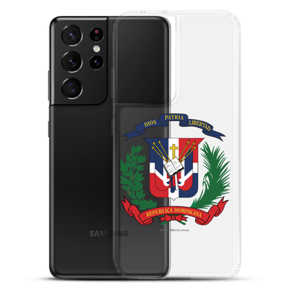 Escudo de la República Dominicana Samsung Case  - 2020 - DominicanGirlfriend.com - Frases Dominicanas - República Dominicana Lifestyle Graphic T-Shirts Streetwear & Accessories - New York - Bronx - Washington Heights - Miami - Florida - Boca Chica - USA - Dominican Clothing