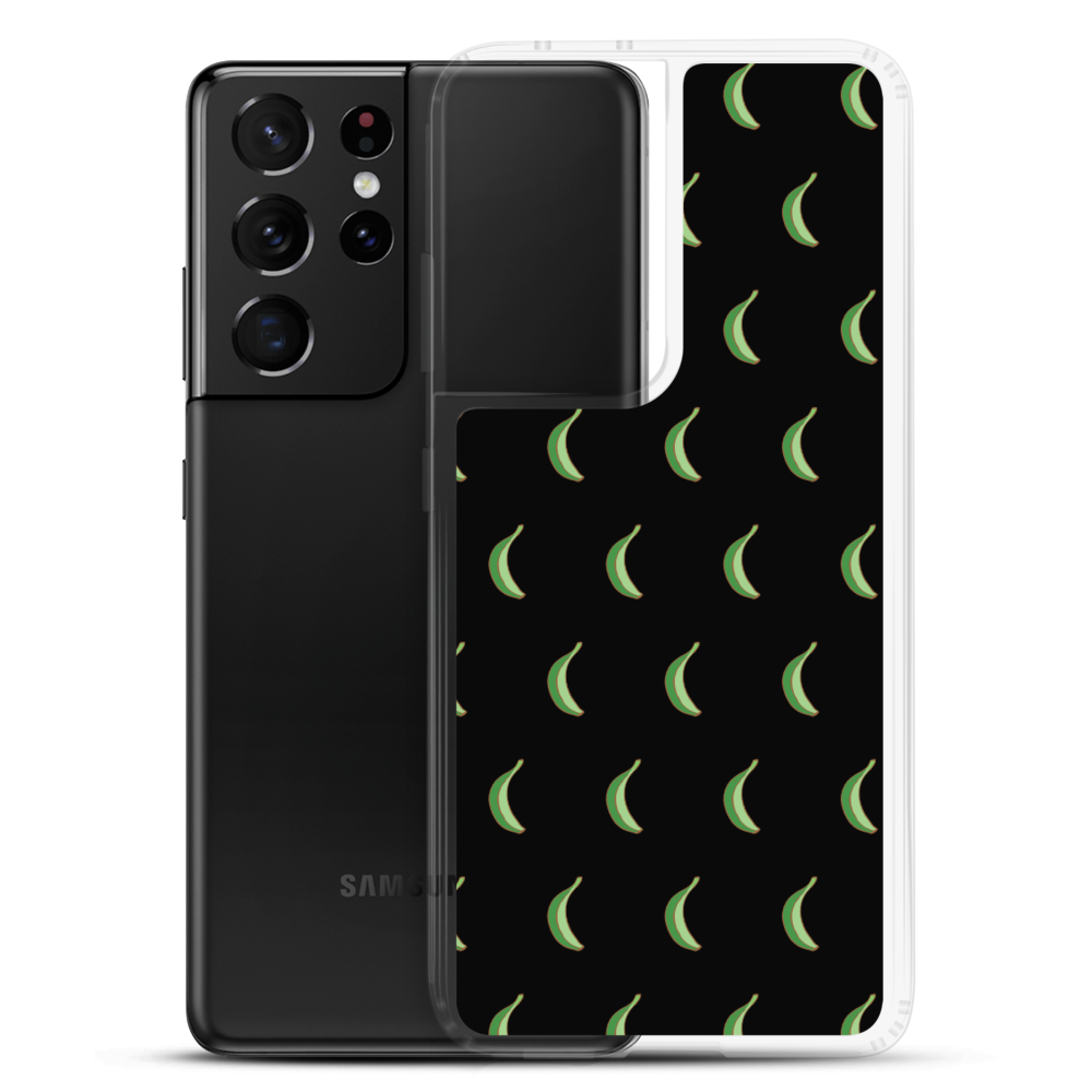 Platano All-Over Samsung Case (Black)  - 2020 - DominicanGirlfriend.com - Frases Dominicanas - República Dominicana Lifestyle Graphic T-Shirts Streetwear & Accessories - New York - Bronx - Washington Heights - Miami - Florida - Boca Chica - USA - Dominican Clothing