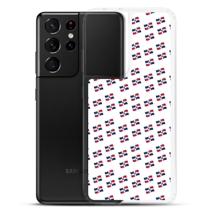 All-Over Emoji República Dominicana Flag Samsung Case  - 2020 - DominicanGirlfriend.com - Frases Dominicanas - República Dominicana Lifestyle Graphic T-Shirts Streetwear & Accessories - New York - Bronx - Washington Heights - Miami - Florida - Boca Chica - USA - Dominican Clothing