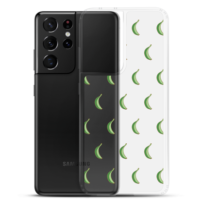 Platano All-Over Samsung Case (Transparent)  - 2020 - DominicanGirlfriend.com - Frases Dominicanas - República Dominicana Lifestyle Graphic T-Shirts Streetwear & Accessories - New York - Bronx - Washington Heights - Miami - Florida - Boca Chica - USA - Dominican Clothing