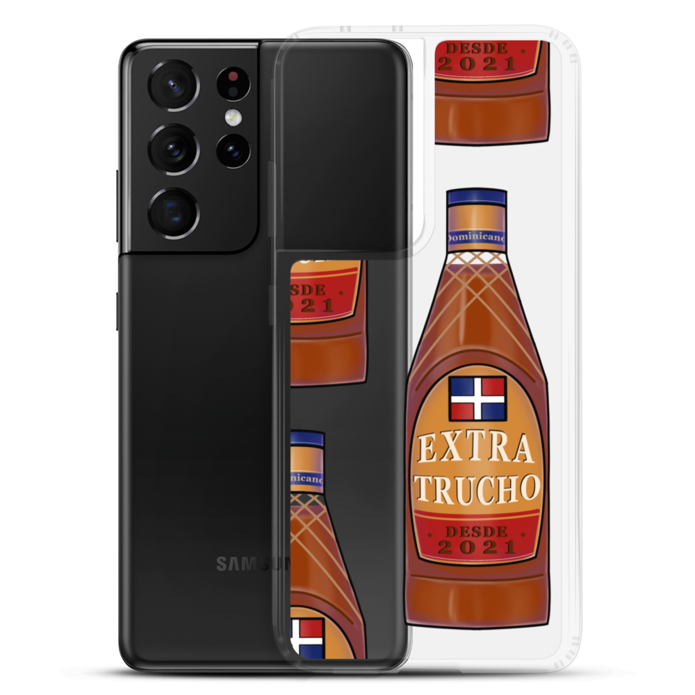 Extra Trucho Dominican Rum Samsung Case  - 2020 - DominicanGirlfriend.com - Frases Dominicanas - República Dominicana Lifestyle Graphic T-Shirts Streetwear & Accessories - New York - Bronx - Washington Heights - Miami - Florida - Boca Chica - USA - Dominican Clothing