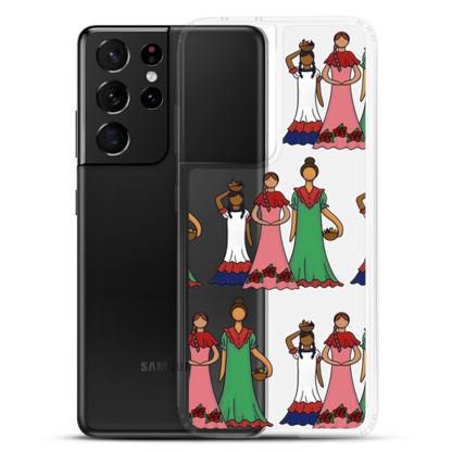 Dominican Faceless Dolls Samsung Case  - 2020 - DominicanGirlfriend.com - Frases Dominicanas - República Dominicana Lifestyle Graphic T-Shirts Streetwear & Accessories - New York - Bronx - Washington Heights - Miami - Florida - Boca Chica - USA - Dominican Clothing