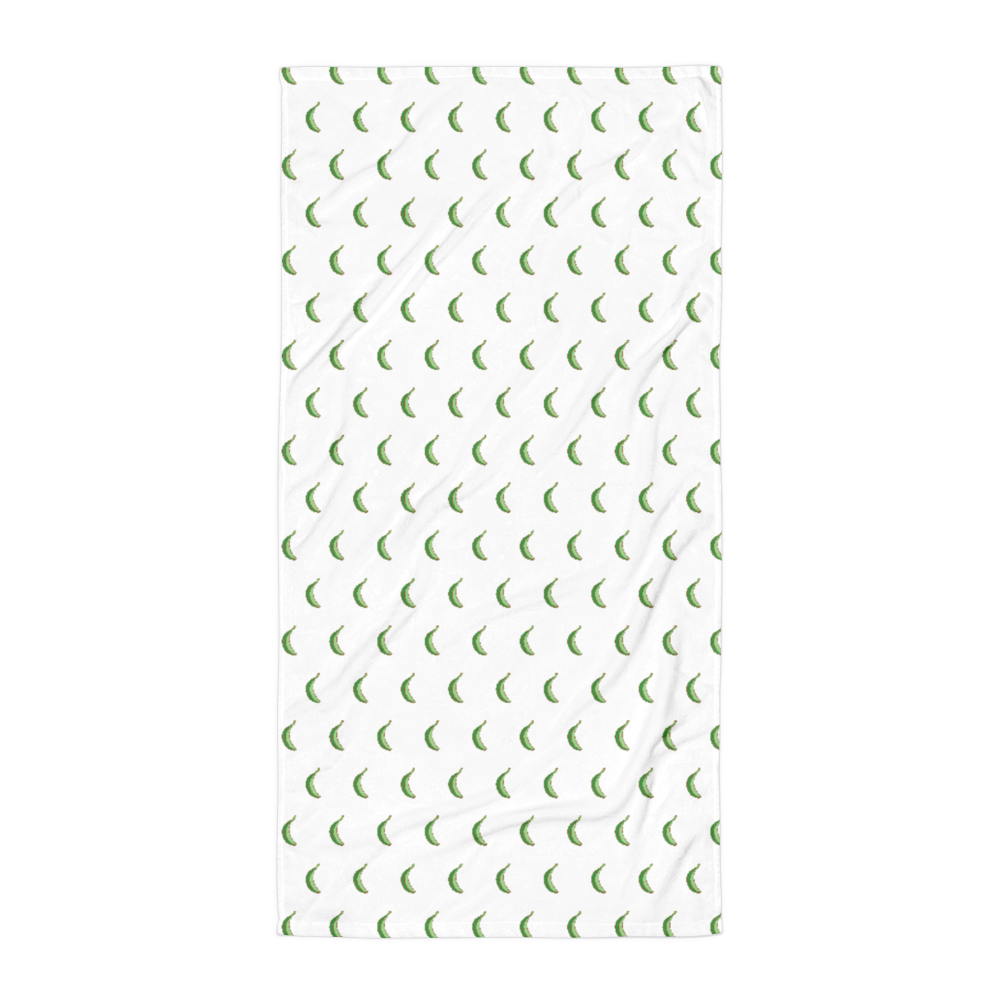 Platano All-Over Large  Towel  - 2020 - DominicanGirlfriend.com - Frases Dominicanas - República Dominicana Lifestyle Graphic T-Shirts Streetwear & Accessories - New York - Bronx - Washington Heights - Miami - Florida - Boca Chica - USA - Dominican Clothing