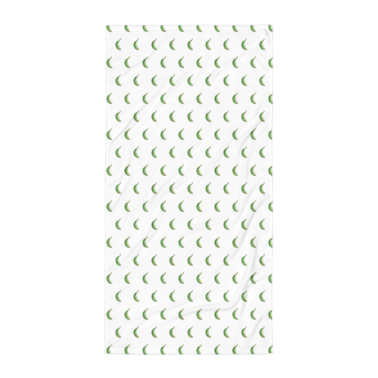 Platano All-Over Large  Towel  - 2020 - DominicanGirlfriend.com - Frases Dominicanas - República Dominicana Lifestyle Graphic T-Shirts Streetwear & Accessories - New York - Bronx - Washington Heights - Miami - Florida - Boca Chica - USA - Dominican Clothing