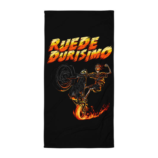 Ruede Durisimo Large Towel  - 2020 - DominicanGirlfriend.com - Frases Dominicanas - República Dominicana Lifestyle Graphic T-Shirts Streetwear & Accessories - New York - Bronx - Washington Heights - Miami - Florida - Boca Chica - USA - Dominican Clothing