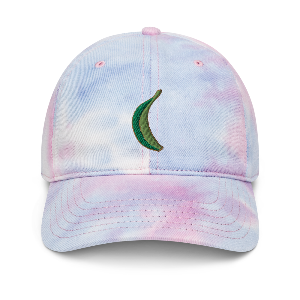 Platano Tie Dye Hat  - 2020 - DominicanGirlfriend.com - Frases Dominicanas - República Dominicana Lifestyle Graphic T-Shirts Streetwear & Accessories - New York - Bronx - Washington Heights - Miami - Florida - Boca Chica - USA - Dominican Clothing