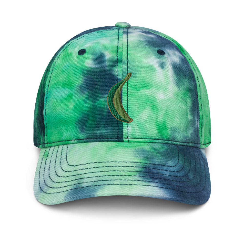 Platano Tie Dye Hat  - 2020 - DominicanGirlfriend.com - Frases Dominicanas - República Dominicana Lifestyle Graphic T-Shirts Streetwear & Accessories - New York - Bronx - Washington Heights - Miami - Florida - Boca Chica - USA - Dominican Clothing