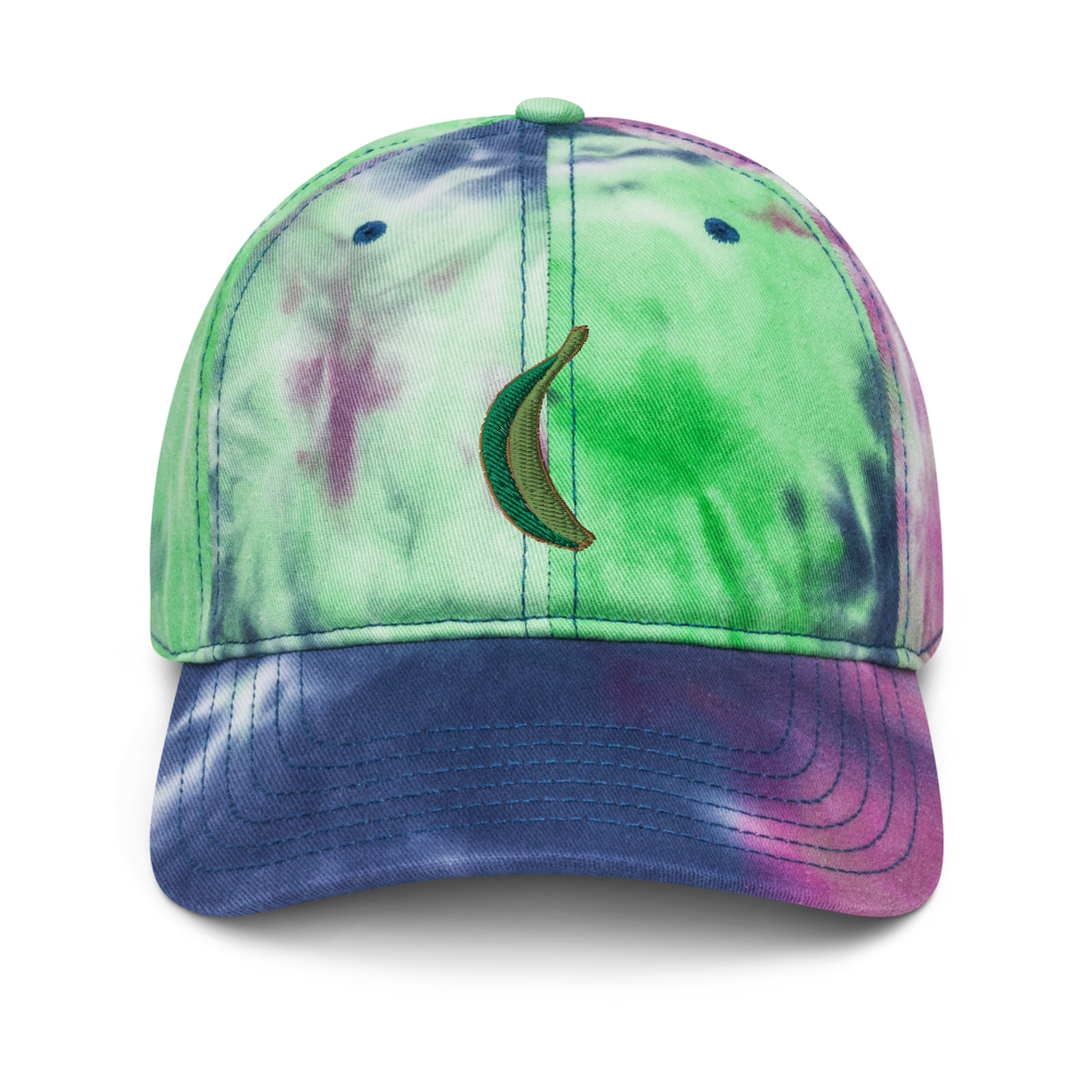Platano Tie Dye Hat  - 2020 - DominicanGirlfriend.com - Frases Dominicanas - República Dominicana Lifestyle Graphic T-Shirts Streetwear & Accessories - New York - Bronx - Washington Heights - Miami - Florida - Boca Chica - USA - Dominican Clothing