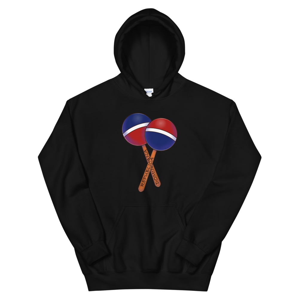 Maracas Dominicana Unisex Hoodie  - 2020 - DominicanGirlfriend.com - Frases Dominicanas - República Dominicana Lifestyle Graphic T-Shirts Streetwear & Accessories - New York - Bronx - Washington Heights - Miami - Florida - Boca Chica - USA - Dominican Clothing