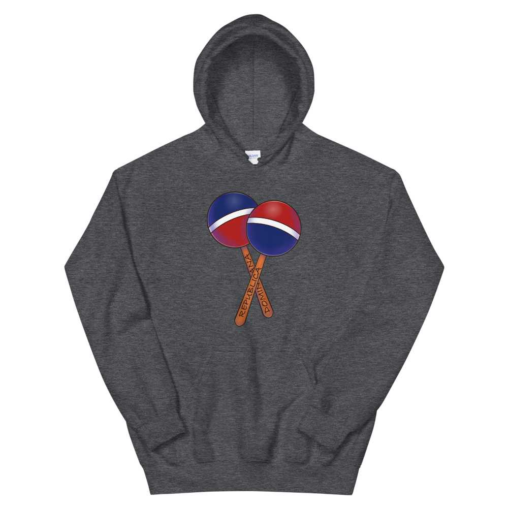 Maracas Dominicana Unisex Hoodie  - 2020 - DominicanGirlfriend.com - Frases Dominicanas - República Dominicana Lifestyle Graphic T-Shirts Streetwear & Accessories - New York - Bronx - Washington Heights - Miami - Florida - Boca Chica - USA - Dominican Clothing