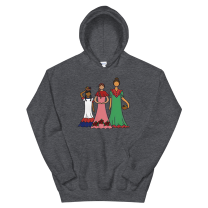 Dominican Faceless Dolls Unisex Hoodie  - 2020 - DominicanGirlfriend.com - Frases Dominicanas - República Dominicana Lifestyle Graphic T-Shirts Streetwear & Accessories - New York - Bronx - Washington Heights - Miami - Florida - Boca Chica - USA - Dominican Clothing