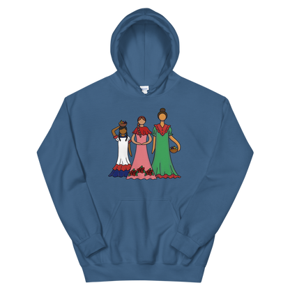 Dominican Faceless Dolls Unisex Hoodie  - 2020 - DominicanGirlfriend.com - Frases Dominicanas - República Dominicana Lifestyle Graphic T-Shirts Streetwear & Accessories - New York - Bronx - Washington Heights - Miami - Florida - Boca Chica - USA - Dominican Clothing