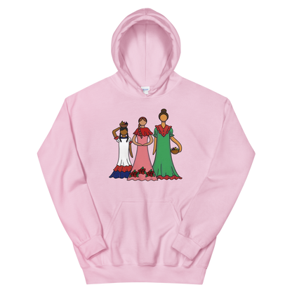 Dominican Faceless Dolls Unisex Hoodie  - 2020 - DominicanGirlfriend.com - Frases Dominicanas - República Dominicana Lifestyle Graphic T-Shirts Streetwear & Accessories - New York - Bronx - Washington Heights - Miami - Florida - Boca Chica - USA - Dominican Clothing