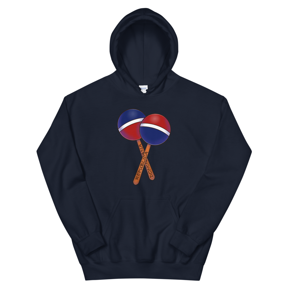 Maracas Dominicana Unisex Hoodie  - 2020 - DominicanGirlfriend.com - Frases Dominicanas - República Dominicana Lifestyle Graphic T-Shirts Streetwear & Accessories - New York - Bronx - Washington Heights - Miami - Florida - Boca Chica - USA - Dominican Clothing