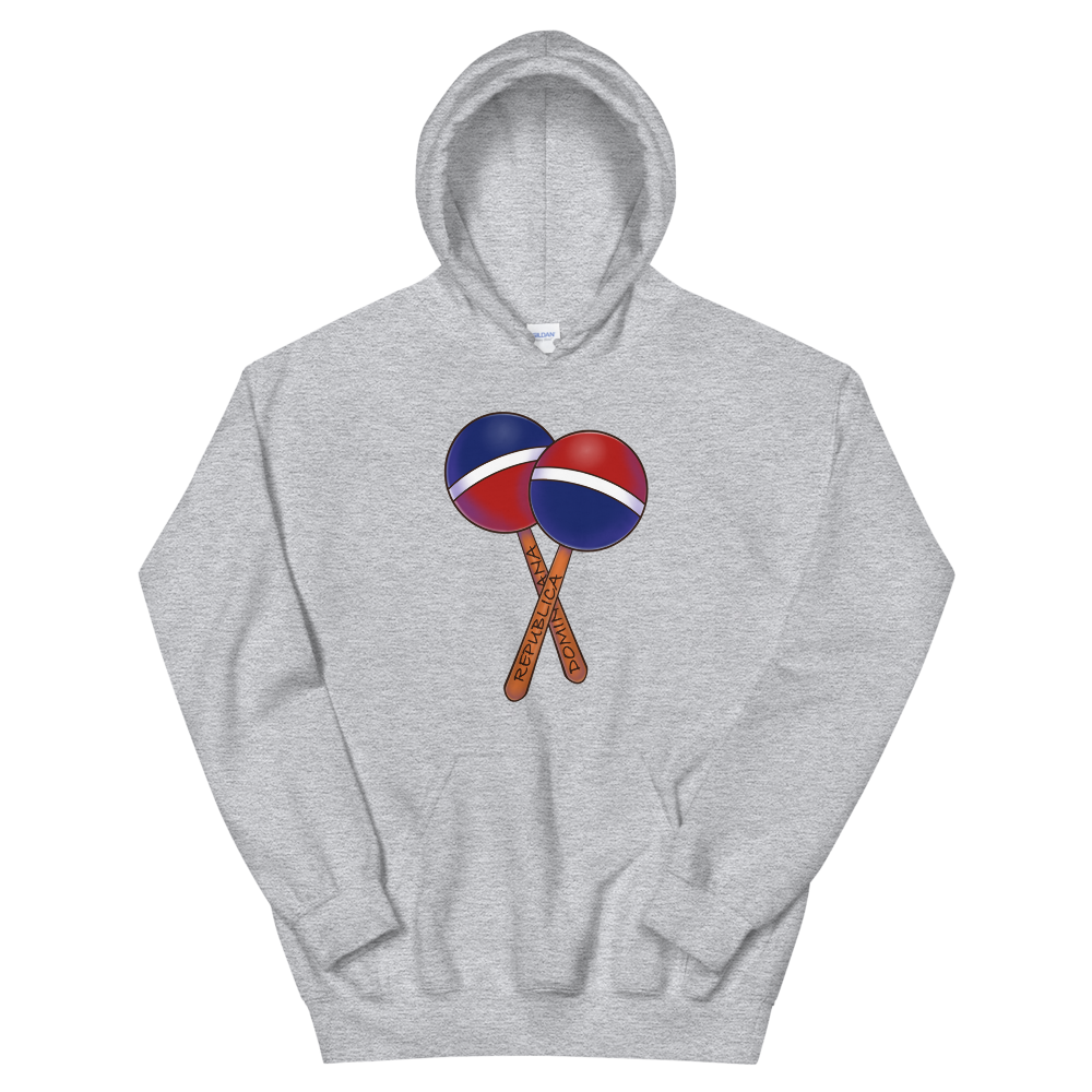 Maracas Dominicana Unisex Hoodie  - 2020 - DominicanGirlfriend.com - Frases Dominicanas - República Dominicana Lifestyle Graphic T-Shirts Streetwear & Accessories - New York - Bronx - Washington Heights - Miami - Florida - Boca Chica - USA - Dominican Clothing