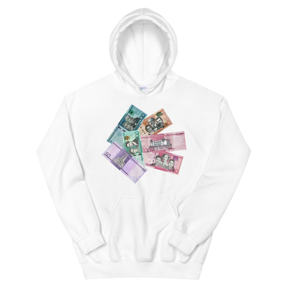 Dominican Pesos Unisex Hoodie  - 2020 - DominicanGirlfriend.com - Frases Dominicanas - República Dominicana Lifestyle Graphic T-Shirts Streetwear & Accessories - New York - Bronx - Washington Heights - Miami - Florida - Boca Chica - USA - Dominican Clothing
