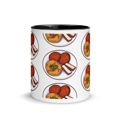 El Mangu Dominicano Mug with Color Inside  - 2020 - DominicanGirlfriend.com - Frases Dominicanas - República Dominicana Lifestyle Graphic T-Shirts Streetwear & Accessories - New York - Bronx - Washington Heights - Miami - Florida - Boca Chica - USA - Dominican Clothing