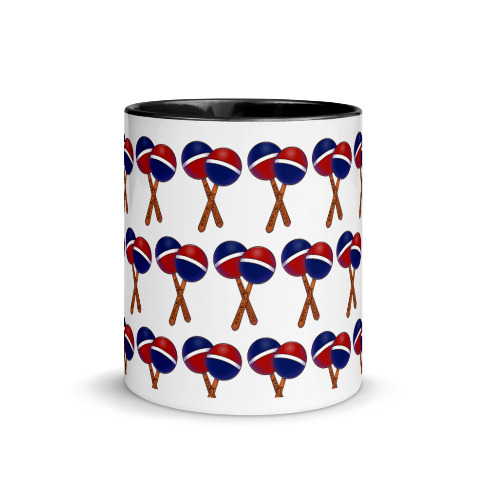 Maracas Dominicana Mug with Color Inside  - 2020 - DominicanGirlfriend.com - Frases Dominicanas - República Dominicana Lifestyle Graphic T-Shirts Streetwear & Accessories - New York - Bronx - Washington Heights - Miami - Florida - Boca Chica - USA - Dominican Clothing