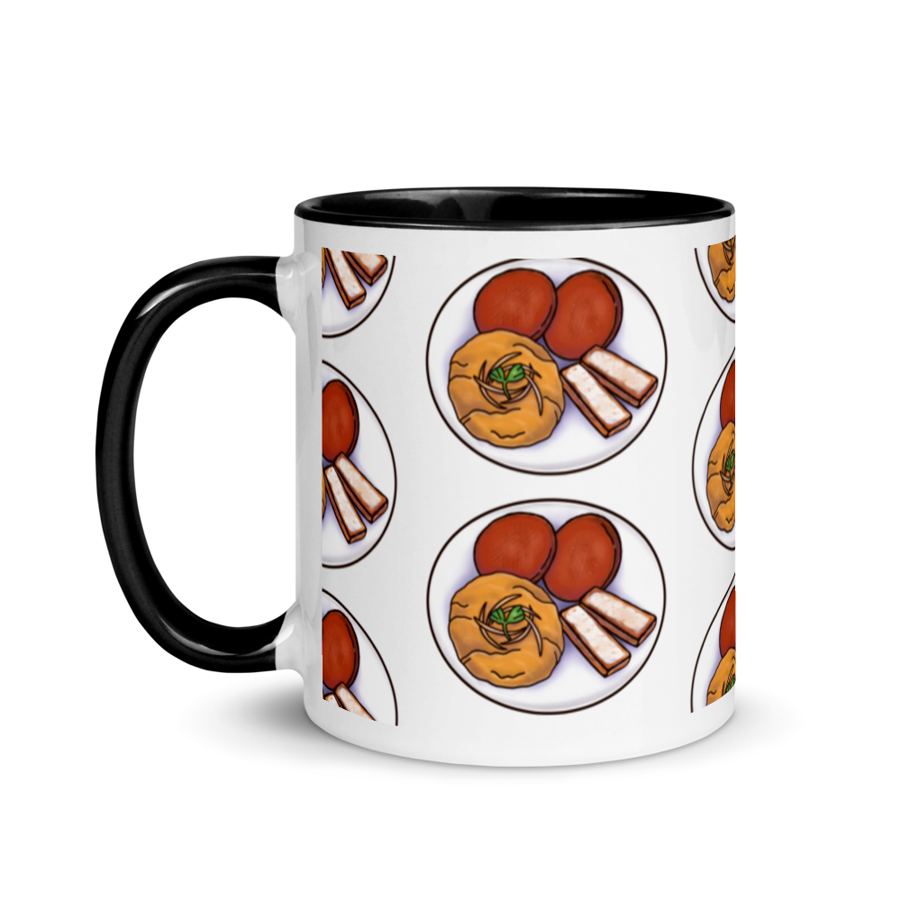 El Mangu Dominicano Mug with Color Inside  - 2020 - DominicanGirlfriend.com - Frases Dominicanas - República Dominicana Lifestyle Graphic T-Shirts Streetwear & Accessories - New York - Bronx - Washington Heights - Miami - Florida - Boca Chica - USA - Dominican Clothing