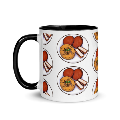 El Mangu Dominicano Mug with Color Inside  - 2020 - DominicanGirlfriend.com - Frases Dominicanas - República Dominicana Lifestyle Graphic T-Shirts Streetwear & Accessories - New York - Bronx - Washington Heights - Miami - Florida - Boca Chica - USA - Dominican Clothing