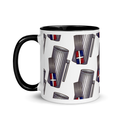 Güira Dominicana Mug with Color Inside  - 2020 - DominicanGirlfriend.com - Frases Dominicanas - República Dominicana Lifestyle Graphic T-Shirts Streetwear & Accessories - New York - Bronx - Washington Heights - Miami - Florida - Boca Chica - USA - Dominican Clothing