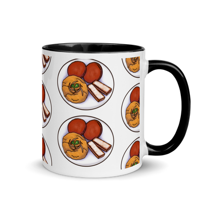 El Mangu Dominicano Mug with Color Inside  - 2020 - DominicanGirlfriend.com - Frases Dominicanas - República Dominicana Lifestyle Graphic T-Shirts Streetwear & Accessories - New York - Bronx - Washington Heights - Miami - Florida - Boca Chica - USA - Dominican Clothing