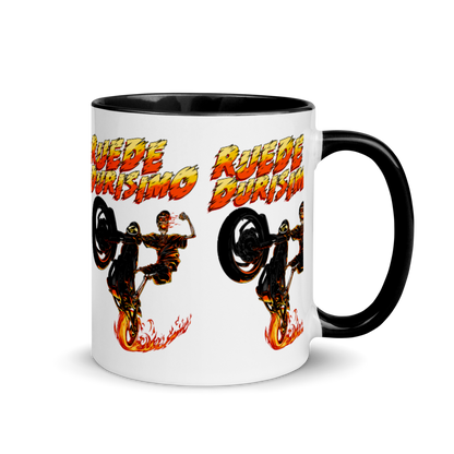 Ruede Durisimo Mug with Color Inside  - 2020 - DominicanGirlfriend.com - Frases Dominicanas - República Dominicana Lifestyle Graphic T-Shirts Streetwear & Accessories - New York - Bronx - Washington Heights - Miami - Florida - Boca Chica - USA - Dominican Clothing