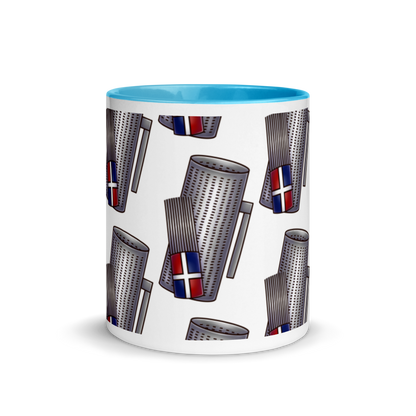 Güira Dominicana Mug with Color Inside  - 2020 - DominicanGirlfriend.com - Frases Dominicanas - República Dominicana Lifestyle Graphic T-Shirts Streetwear & Accessories - New York - Bronx - Washington Heights - Miami - Florida - Boca Chica - USA - Dominican Clothing