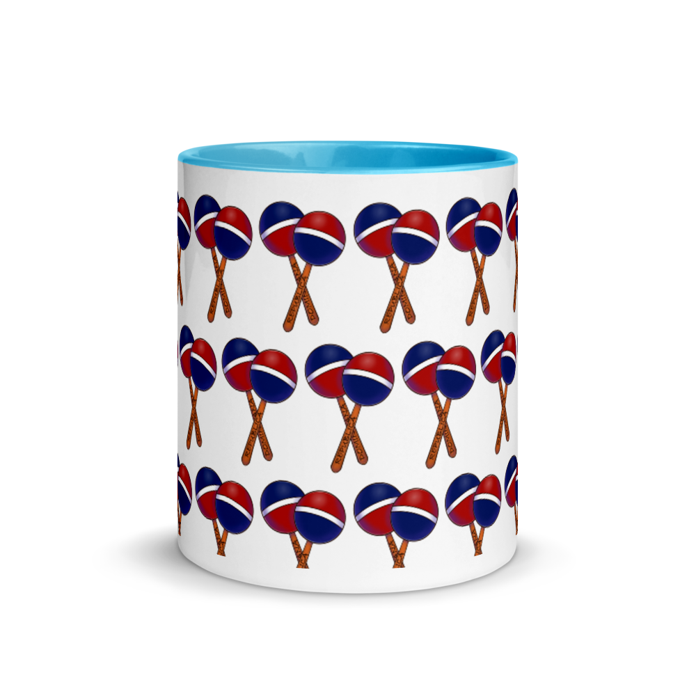 Maracas Dominicana Mug with Color Inside  - 2020 - DominicanGirlfriend.com - Frases Dominicanas - República Dominicana Lifestyle Graphic T-Shirts Streetwear & Accessories - New York - Bronx - Washington Heights - Miami - Florida - Boca Chica - USA - Dominican Clothing