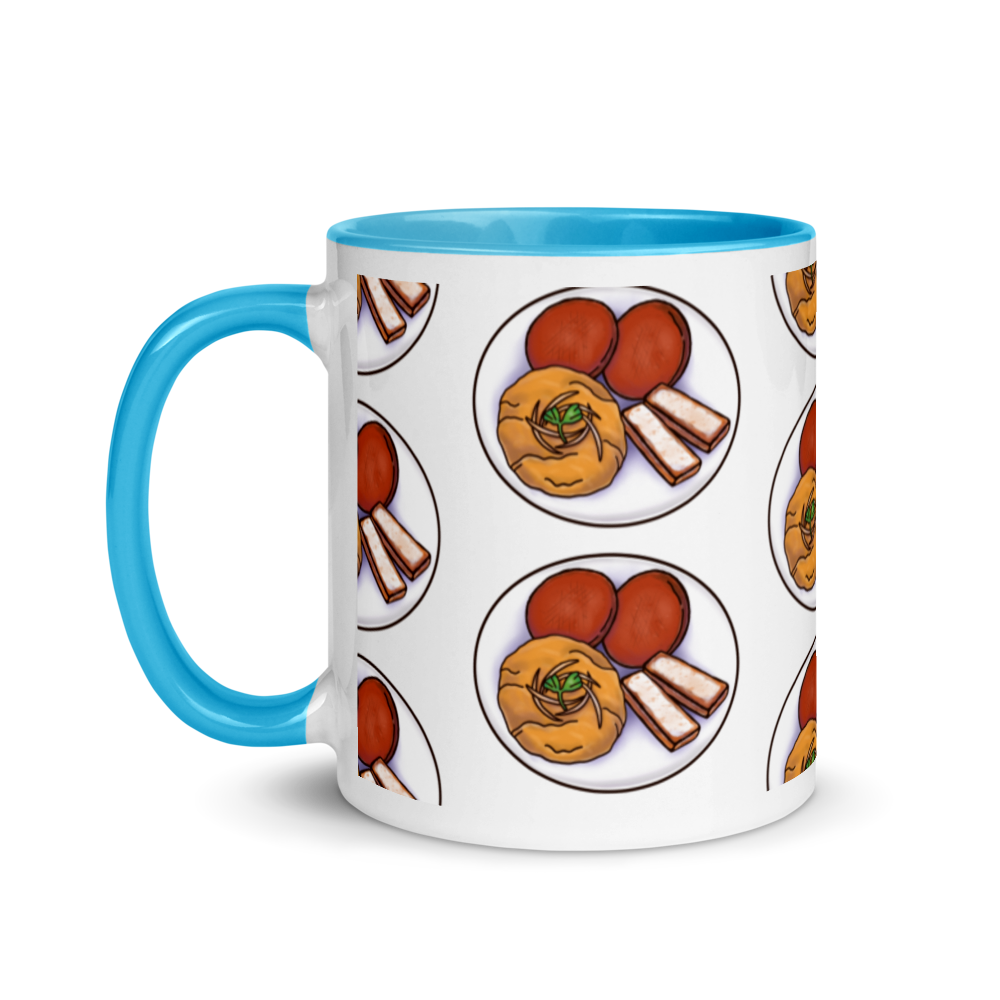 El Mangu Dominicano Mug with Color Inside  - 2020 - DominicanGirlfriend.com - Frases Dominicanas - República Dominicana Lifestyle Graphic T-Shirts Streetwear & Accessories - New York - Bronx - Washington Heights - Miami - Florida - Boca Chica - USA - Dominican Clothing