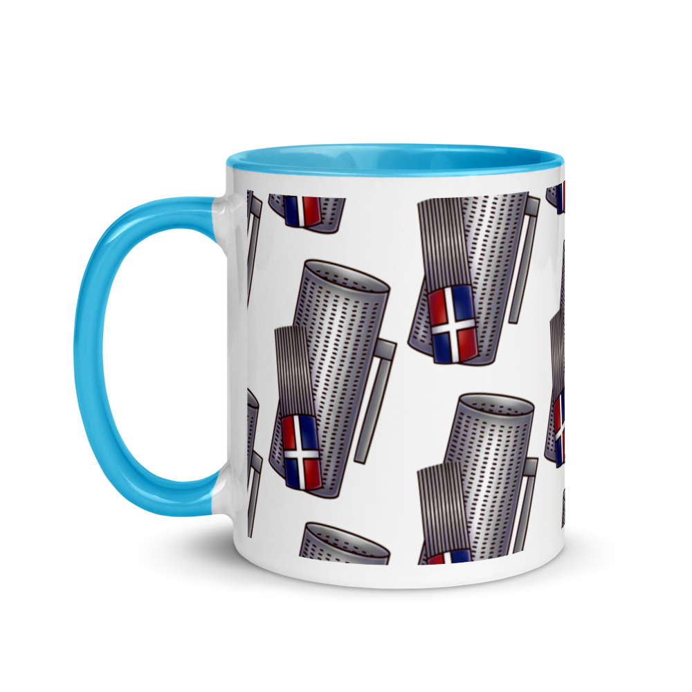 Güira Dominicana Mug with Color Inside  - 2020 - DominicanGirlfriend.com - Frases Dominicanas - República Dominicana Lifestyle Graphic T-Shirts Streetwear & Accessories - New York - Bronx - Washington Heights - Miami - Florida - Boca Chica - USA - Dominican Clothing