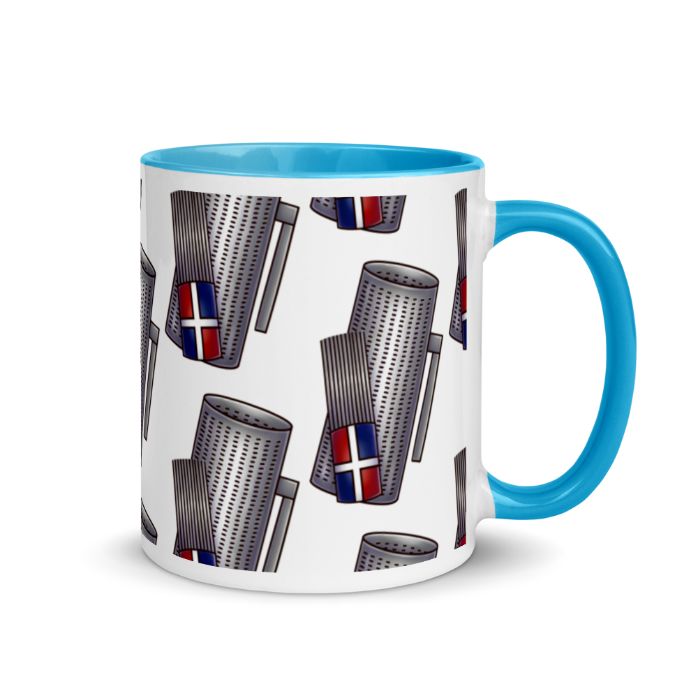 Güira Dominicana Mug with Color Inside  - 2020 - DominicanGirlfriend.com - Frases Dominicanas - República Dominicana Lifestyle Graphic T-Shirts Streetwear & Accessories - New York - Bronx - Washington Heights - Miami - Florida - Boca Chica - USA - Dominican Clothing