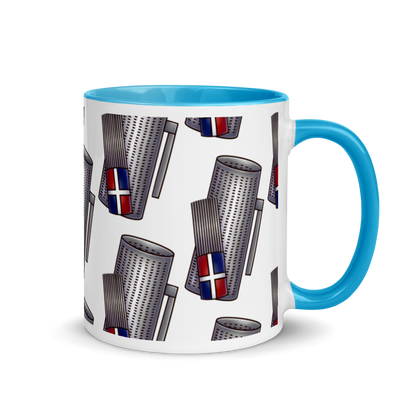 Güira Dominicana Mug with Color Inside  - 2020 - DominicanGirlfriend.com - Frases Dominicanas - República Dominicana Lifestyle Graphic T-Shirts Streetwear & Accessories - New York - Bronx - Washington Heights - Miami - Florida - Boca Chica - USA - Dominican Clothing