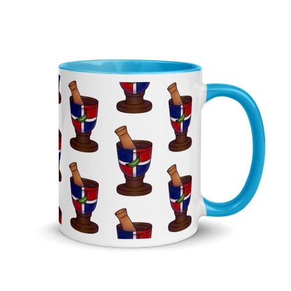 Pilon Dominicano Mug with Color Inside  - 2020 - DominicanGirlfriend.com - Frases Dominicanas - República Dominicana Lifestyle Graphic T-Shirts Streetwear & Accessories - New York - Bronx - Washington Heights - Miami - Florida - Boca Chica - USA - Dominican Clothing