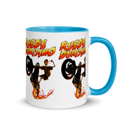 Ruede Durisimo Mug with Color Inside  - 2020 - DominicanGirlfriend.com - Frases Dominicanas - República Dominicana Lifestyle Graphic T-Shirts Streetwear & Accessories - New York - Bronx - Washington Heights - Miami - Florida - Boca Chica - USA - Dominican Clothing