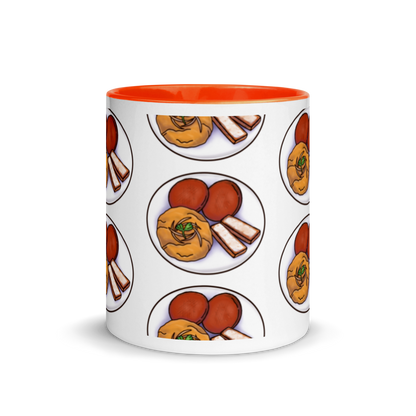 El Mangu Dominicano Mug with Color Inside  - 2020 - DominicanGirlfriend.com - Frases Dominicanas - República Dominicana Lifestyle Graphic T-Shirts Streetwear & Accessories - New York - Bronx - Washington Heights - Miami - Florida - Boca Chica - USA - Dominican Clothing