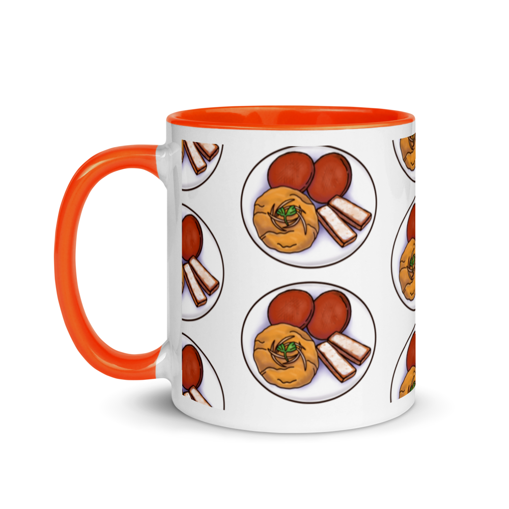 El Mangu Dominicano Mug with Color Inside  - 2020 - DominicanGirlfriend.com - Frases Dominicanas - República Dominicana Lifestyle Graphic T-Shirts Streetwear & Accessories - New York - Bronx - Washington Heights - Miami - Florida - Boca Chica - USA - Dominican Clothing