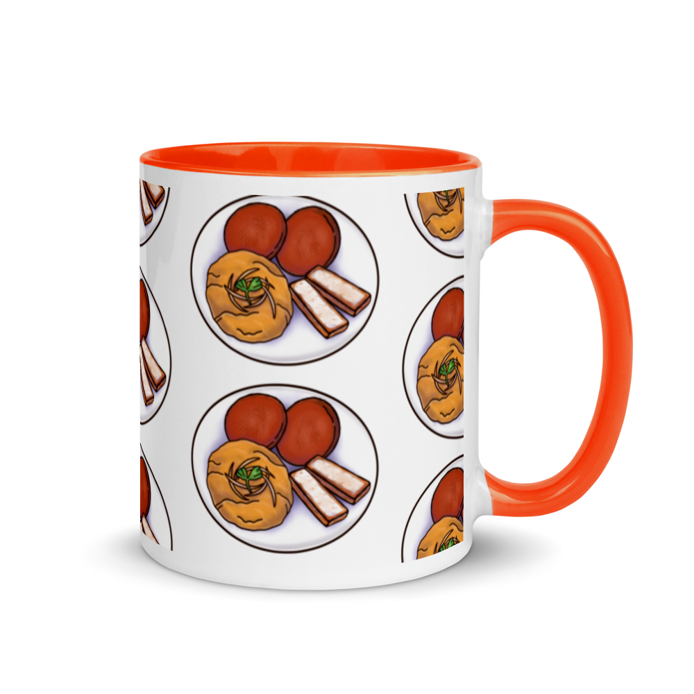 El Mangu Dominicano Mug with Color Inside  - 2020 - DominicanGirlfriend.com - Frases Dominicanas - República Dominicana Lifestyle Graphic T-Shirts Streetwear & Accessories - New York - Bronx - Washington Heights - Miami - Florida - Boca Chica - USA - Dominican Clothing