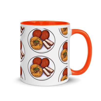 El Mangu Dominicano Mug with Color Inside  - 2020 - DominicanGirlfriend.com - Frases Dominicanas - República Dominicana Lifestyle Graphic T-Shirts Streetwear & Accessories - New York - Bronx - Washington Heights - Miami - Florida - Boca Chica - USA - Dominican Clothing