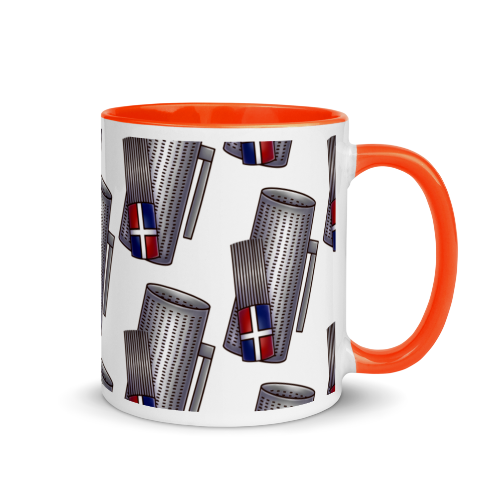 Güira Dominicana Mug with Color Inside  - 2020 - DominicanGirlfriend.com - Frases Dominicanas - República Dominicana Lifestyle Graphic T-Shirts Streetwear & Accessories - New York - Bronx - Washington Heights - Miami - Florida - Boca Chica - USA - Dominican Clothing